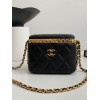 Chanel Vanity Case Quilted Lambskin Small Bag