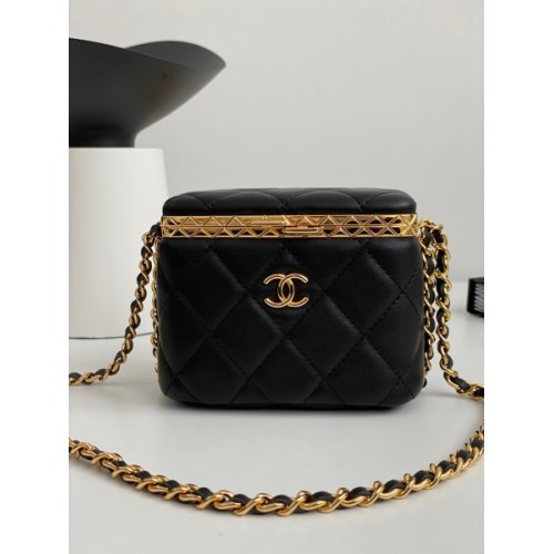 Chanel Vanity Case Quilted Lambskin Small Bag