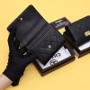 Chanel boy compact black caviar / lambskin wallet