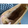Chanel Calfskin Hobo Bag Beige
