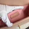 Chanel Lambskin Medium Boy Bag A67086 Pink 2017 VS02922