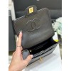 Chanel 22k Calfskin & Gold-Tone Metal Black Mini Bag