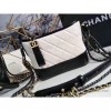 Chanel Chanels Gabrielle Small Hobo Bag White A91810 VS08467