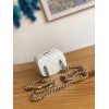Chanel vanity white caviar COCO letter small/ mini bag