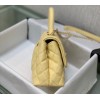 Chanel Coco Handle Yellow Caviar Small Bag