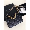 Chanel Quilted 19 Wallet on Chain WOC Black 2019