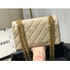 Chanel Quilted Calfskin Small 2.55 A37586 Beige