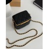 Chanel Vanity Case Quilted Lambskin Small Bag