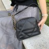 Chanel Lambskin small bowling bag black