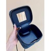 Chanel denim vanity comestic bag