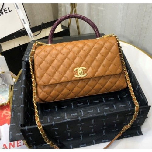 Chanel Coco Grained Calfskin Flap Bag 29cm