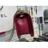 Chanel flap bag red 25cm