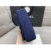 Chanel Sequins Tweed Medium Flap Bag in Blue