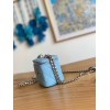 Chanel vanity blue caviar COCO letter small/ mini bag