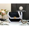 Chanel velvet black flap bag 99109