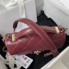 Chanel mini flap bag new red AS2892