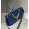 Chanel 19 flap denim 30cm bag