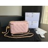 Chanel Vantiy Case Pink Leather Bag