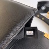 Chanel Le Boy 25cm Chevron Falp Caviar Black Leather
