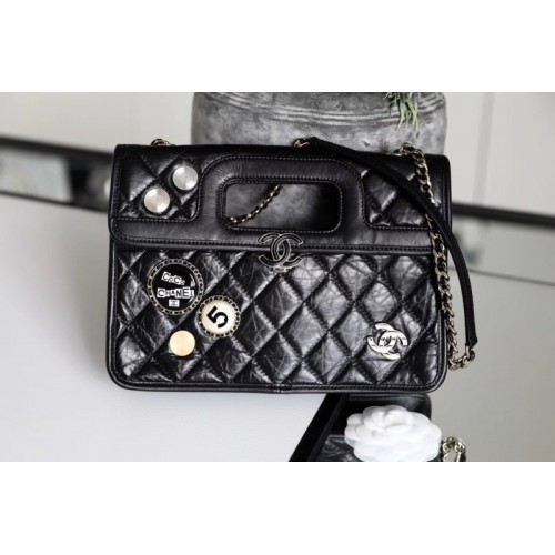 Chanel handle stamp flap bag 2020