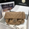 Chanel vintage beige flap bag