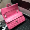 Chanel classic flap bag pink