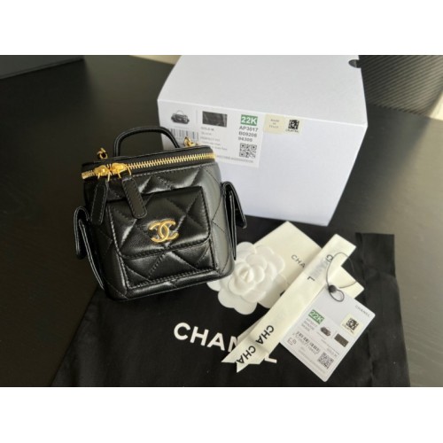 Chanel Cargo Vanity Mini Black Bag