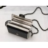 Chanel 22A metal black case bag