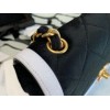 Chanel velvet black flap bag 99109