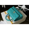 Chanel Coco Handle Blue Small Caviar Bag
