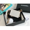 Chanel mini boy 22A gold bag