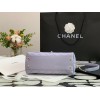 Chanel coco handle mini purple caviar leather