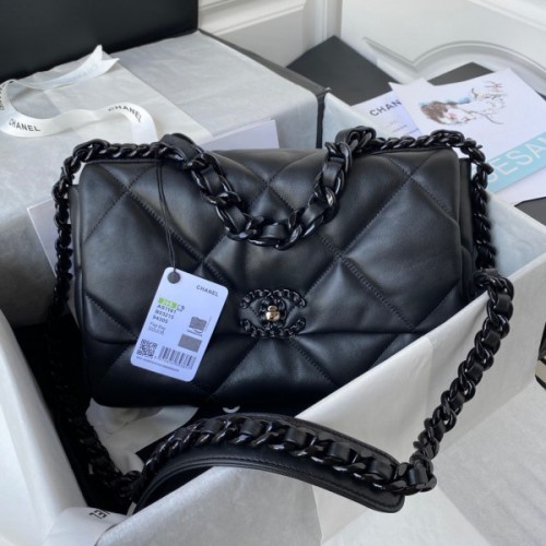 Chanel 19 Flap Bag All Black