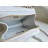 Chanel Vanity Case Calfskin White Bag