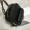Chanel Backpack Caviar Leather Black
