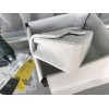 Chanel small classic white silver hardware flap bag 20cm