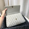 Chanel Coco Grained Calfskin Gray Flap Bag 29cm