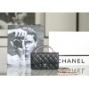 Chanel Lambskin Quilted Mini Top Handle Rectangular Flap Bag