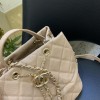 Chanel bucket bag Caviar calfskin Beige