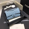 Chanel CF flap bag blue classic 25cm