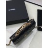 Chanel woc caviar handle black leather bag