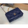 Chanel 19 Flap Large Blue Bag