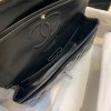 Chanel blue patent leather CF flap bag 25cm