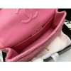 Chanel 22 tweed classic pink flap bag 25cm