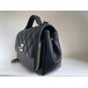 Chanel Business Affinity Black Caviar Leather Bag