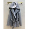 Louis Vuitton Wrap Coat in Gray