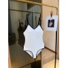 Chanel white swimsuit