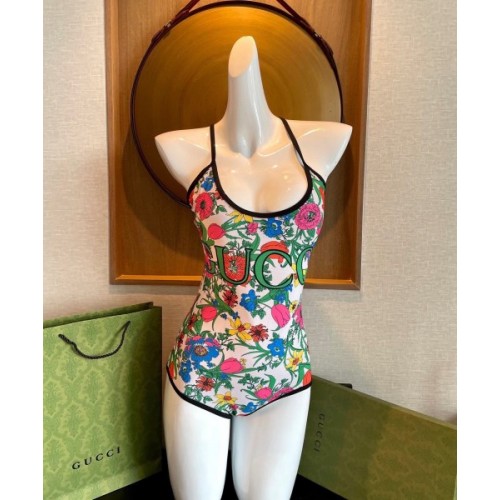 Gucci flower swimsuit