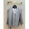 Louis Vuitton Wrap Coat in Gray