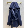 Louis Vuitton Wrap Coat in Blue